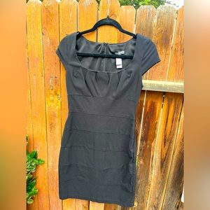 90’s sexy black bodycon dress
